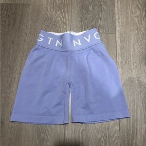 NVGTN Women's Athletic Shorts - Light Blue